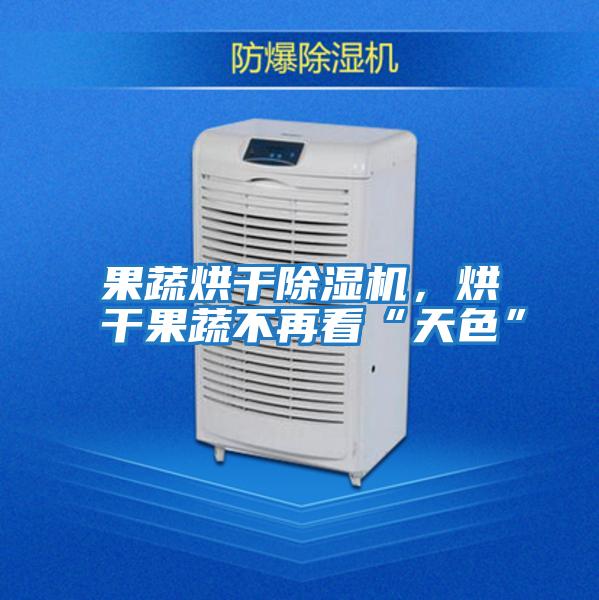 果蔬烘干除濕機,烘干果蔬不再看“天色”