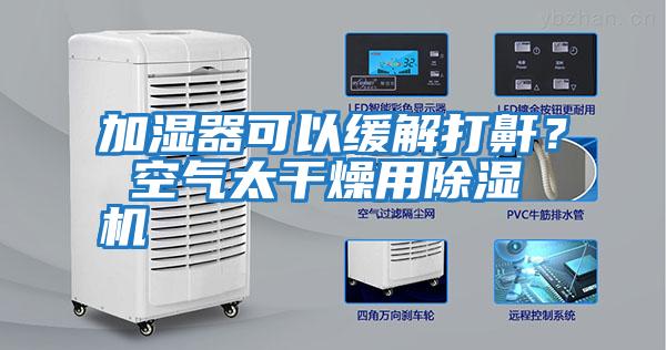 加濕器可以緩解打鼾？ 空氣太干燥用除濕機