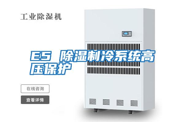 E5 除濕制冷系統高壓保護