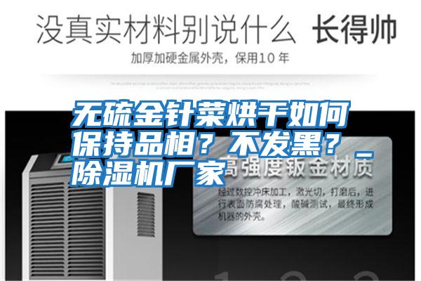 無硫金針菜烘干如何保持品相？不發黑？_除濕機廠家