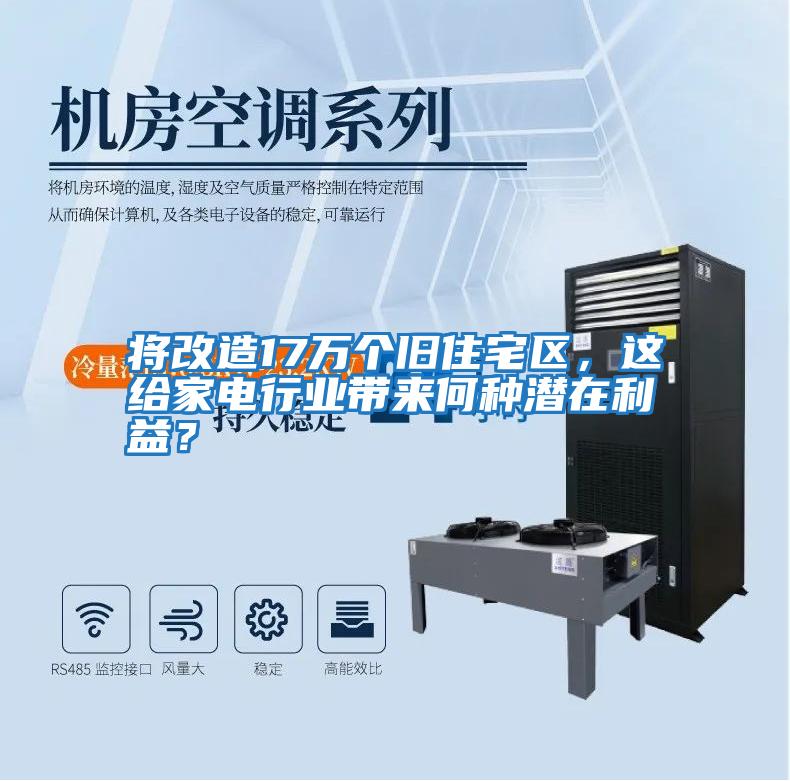 將改造17萬個(gè)舊住宅區(qū),這給家電行業(yè)帶來何種潛在利益?