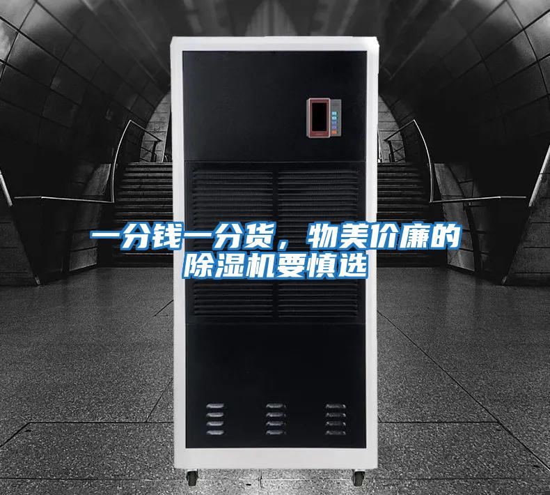 一分錢一分貨，物美價廉的除濕機要慎選