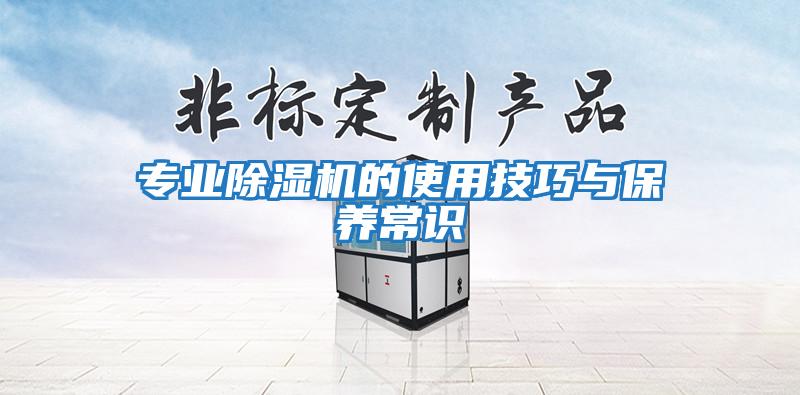 專業(yè)除濕機(jī)的使用技巧與保養(yǎng)常識