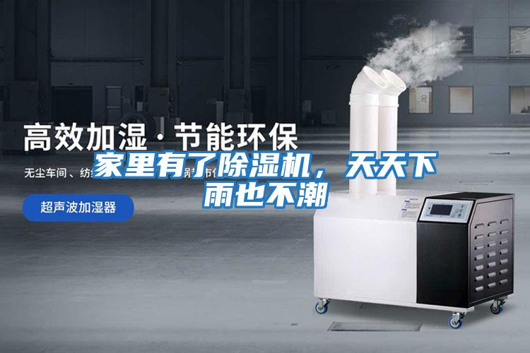 家里有了除濕機，天天下雨也不潮