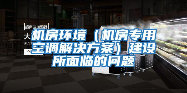 機房環(huán)境（機房專用空調(diào)解決方案）建設所面臨的問題