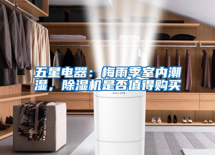 五星電器：梅雨季室內潮濕，除濕機是否值得購買