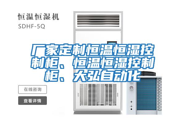廠家定制恒溫恒濕控制柜、恒溫恒濕控制柜、大弘自動化