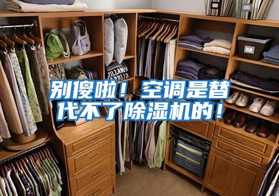 別傻啦！空調是替代不了除濕機的！