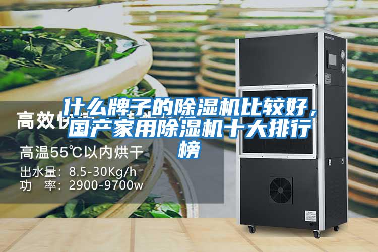 什么牌子的除濕機比較好，國產家用除濕機十大排行榜
