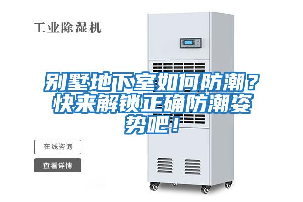 別墅地下室如何防潮？快來解鎖正確防潮姿勢吧！