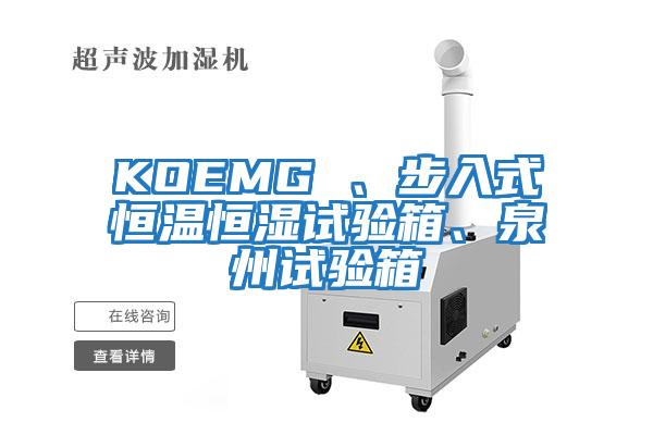 KOEMG 、步入式恒溫恒濕試驗箱、泉州試驗箱