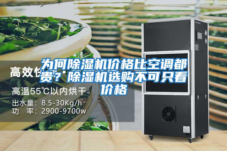 為何除濕機價格比空調(diào)都貴?除濕機選購不可只看價格