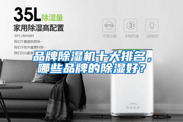 品牌除濕機十大排名，哪些品牌的除濕好？