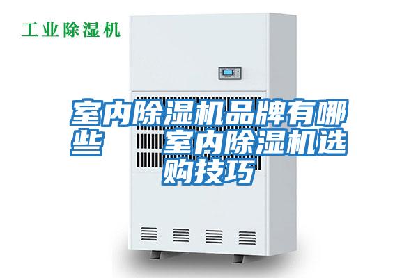 室內除濕機品牌有哪些 室內除濕機選購技巧