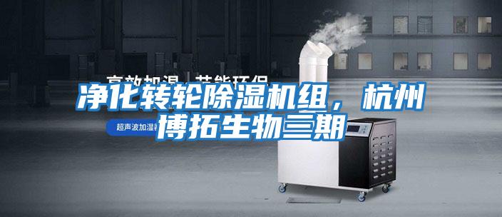 凈化轉(zhuǎn)輪除濕機組，杭州博拓生物三期