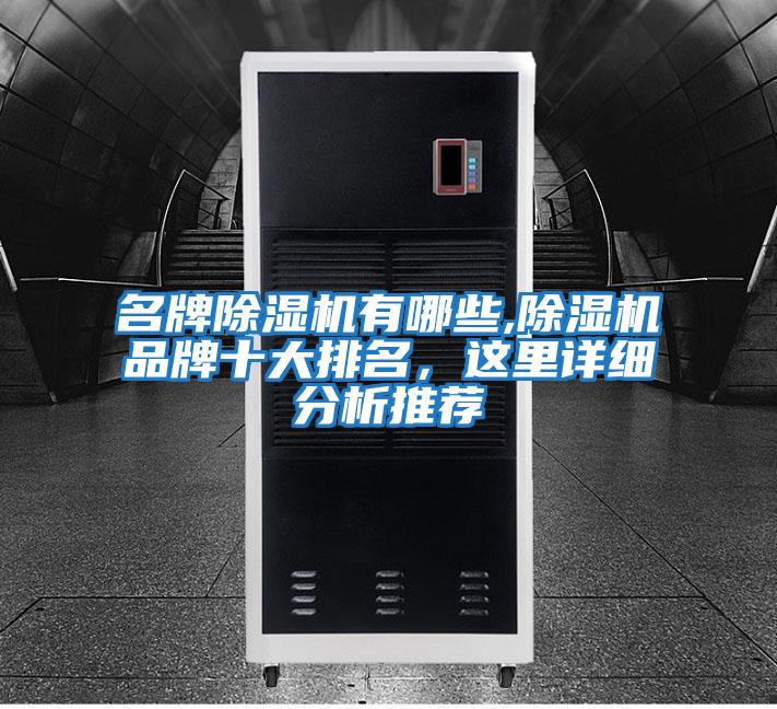 名牌除濕機有哪些,除濕機品牌十大排名，這里詳細分析推薦