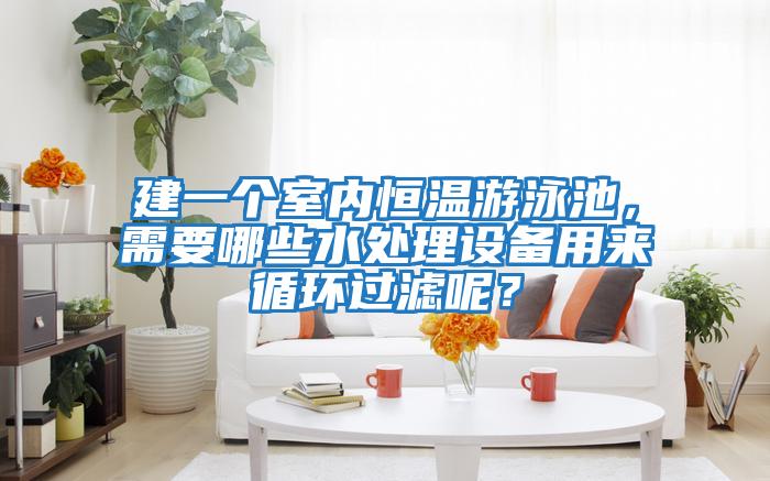 建一個室內(nèi)恒溫游泳池,需要哪些水處理設備用來循環(huán)過濾呢?