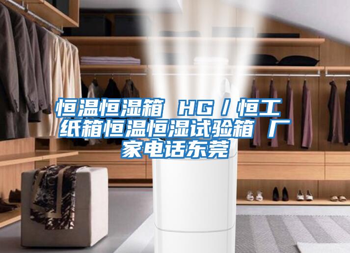 恒溫恒濕箱 HG/恒工 紙箱恒溫恒濕試驗(yàn)箱 廠家電話東莞