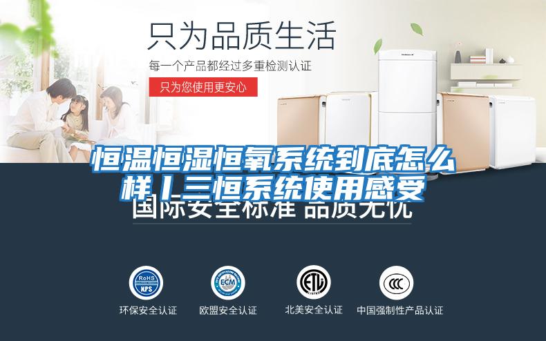 恒溫恒濕恒氧系統到底怎么樣丨三恒系統使用感受