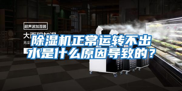 除濕機(jī)正常運轉(zhuǎn)不出水是什么原因?qū)е碌模?/></p>
						    <p style=