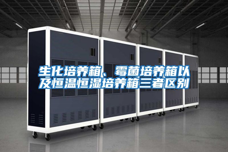 生化培養(yǎng)箱、霉菌培養(yǎng)箱以及恒溫恒濕培養(yǎng)箱三者區(qū)別